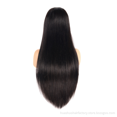 Thick Long Natural Wave Virgin Human Hair 13*6 Lace Front Wigs for Women